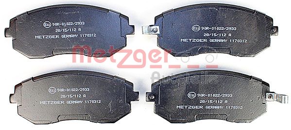 Колодки тормозные дисковые METZGER 1170312