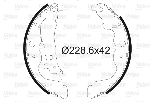 Тормозные колодки задние VALEO 564104