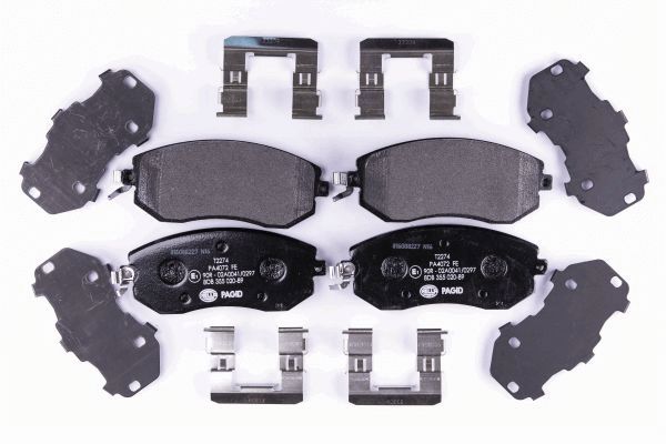 Колодки тормозные дисковые HELLA/BEHR/PAGID 8DB355020-891
