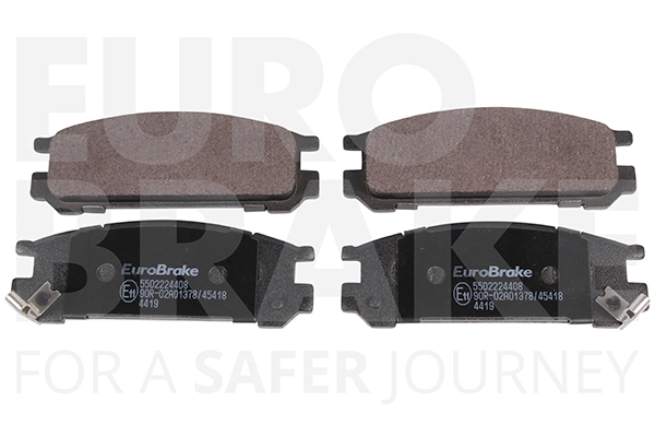 Тормозные колодки дисковые задние EUROBRAKE 5502224408