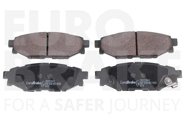 Тормозные колодки дисковые задние EUROBRAKE 5502224414