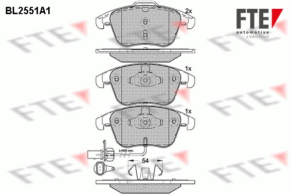 Запчасть FTE BL2551A1