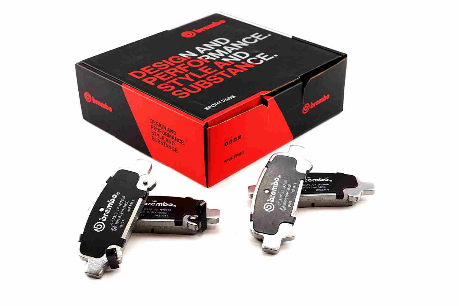 Комплект тормозных колодок дисковый тормоз BREMBO 07B.315.17