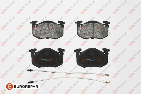 Колодки тормозные дисковые EUROREPAR 1617247580