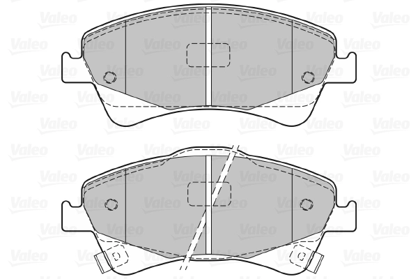 Колодки тормозные дисковые VALEO 601059