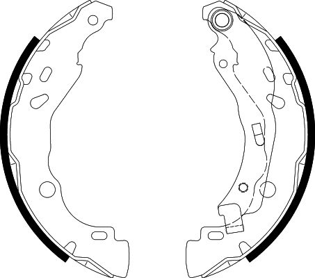 Колодки тормозные барабанные HELLA/BEHR/PAGID 8DB355020-081
