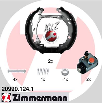 Барабан тормозной ZIMMERMANN 209901241