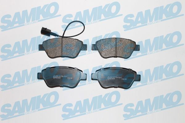 Колодки тормозные дисковые SAMKO 5SP1225
