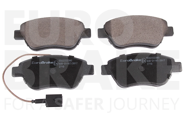 Колодки тормозные дисковые EUROBRAKE 5502222380