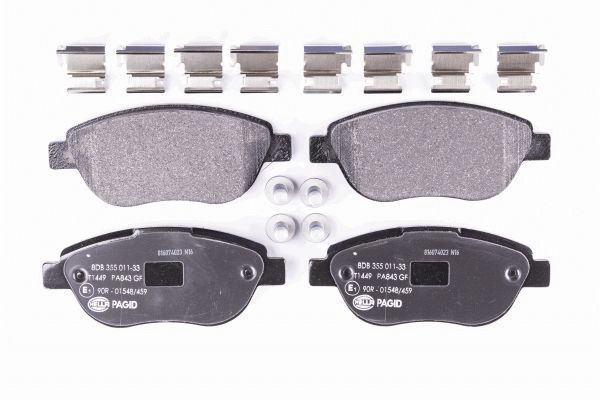 Колодки тормозные дисковые HELLA/BEHR/PAGID 8DB355011331