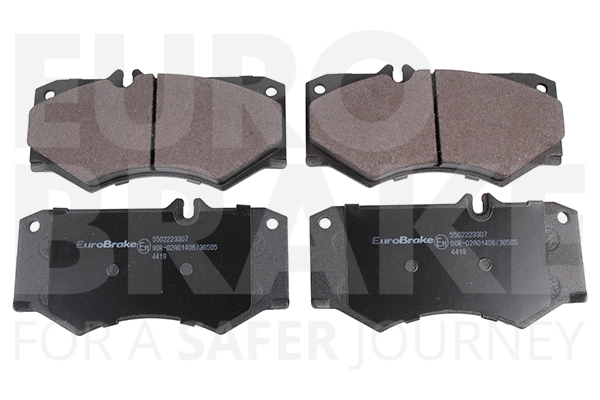 Тормозные колодки дисковые передние EUROBRAKE 5502223307