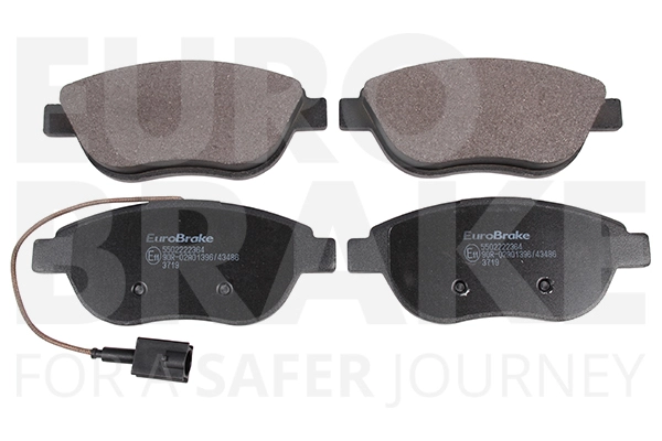 Колодки тормозные дисковые EUROBRAKE 5502222364