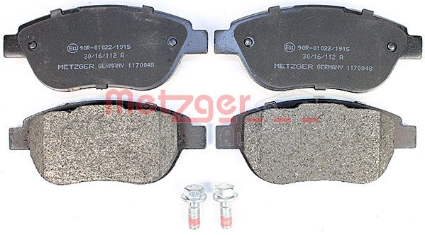 Колодки тормозные дисковые METZGER 1170048
