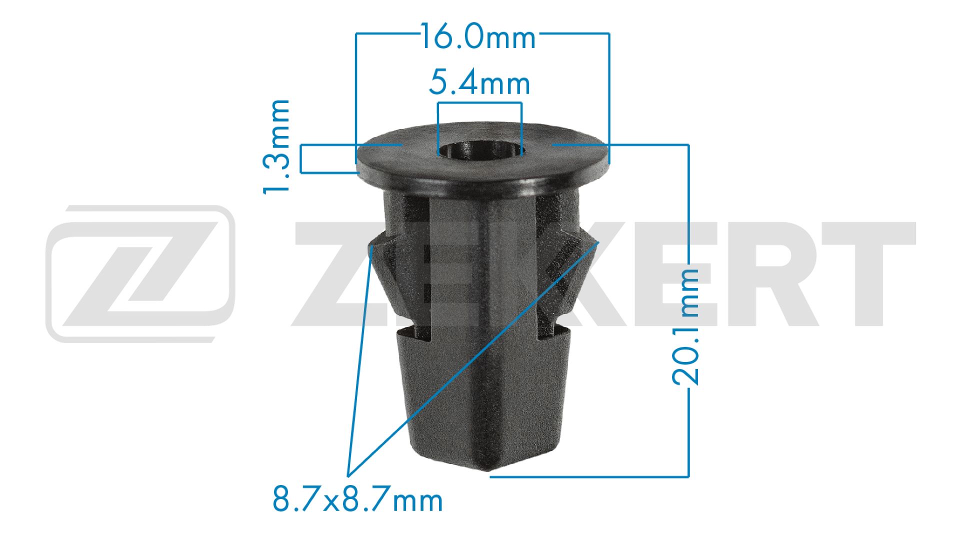 Клипса крепёжная toyota мин. кол. заказа 10шт ZEKKERT BE2112