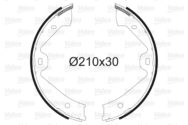Колодки тормозные VALEO 564137