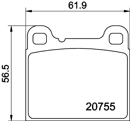 Колодки тормозные дисковые HELLA/BEHR/PAGID 8DB355008801