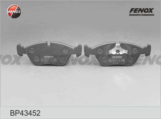 Колодки тормозные дисковые FENOX BP43452