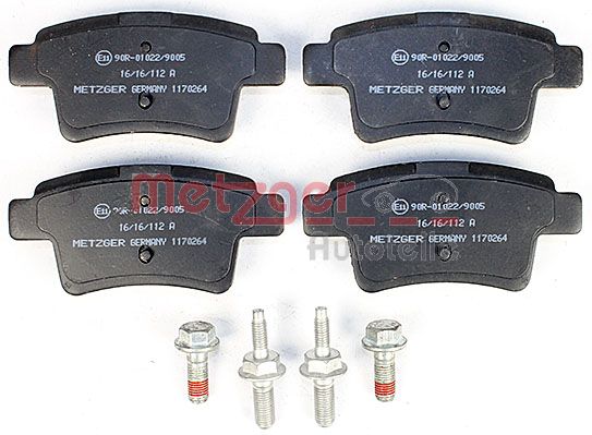 Колодки тормозные дисковые METZGER 1170264
