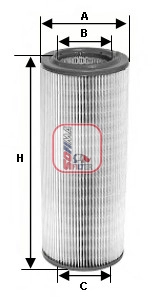 Фильтр воздушный SOFIMA S 7265 A
