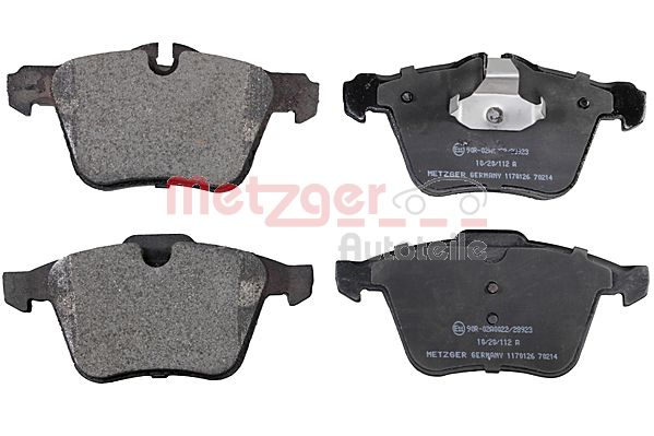 Колодки тормозные дисковые METZGER 1170126
