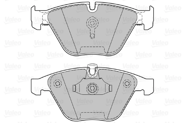 Колодки тормозные дисковые VALEO 601357