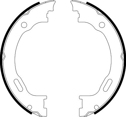 Колодки тормозные барабанные HELLA/BEHR/PAGID 8DA355050451