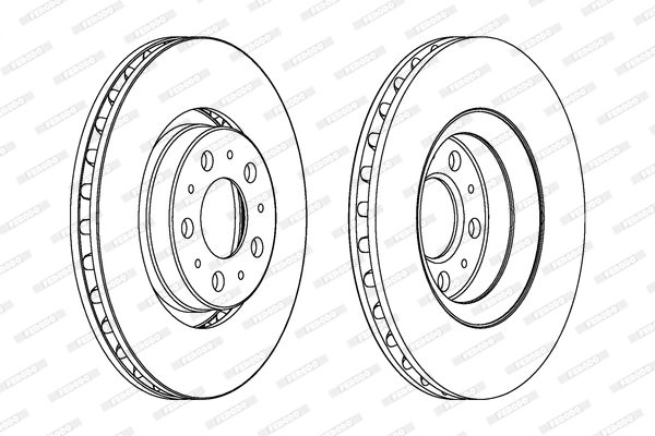 Диск тормозной FERODO DDF1078