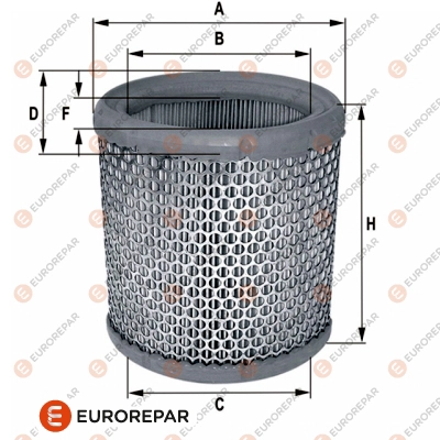 Фильтр воздушный EUROREPAR 1680348980