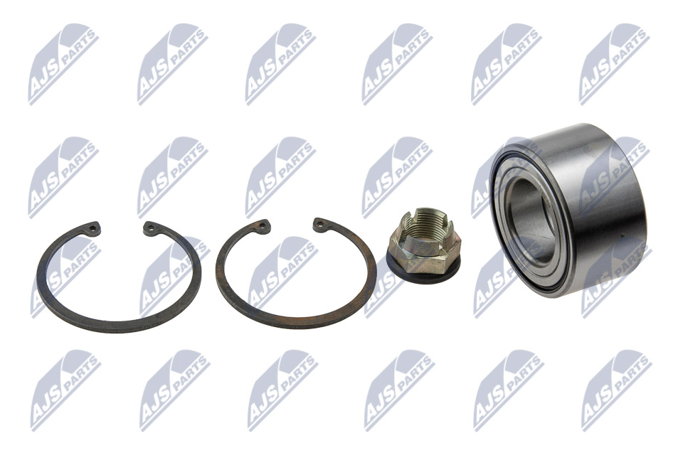 Подшипник ступицы передний (комплект) saab 9-3 1999.01- saab 9-5 1999.07-2001.12 NTY KLP-SA-006