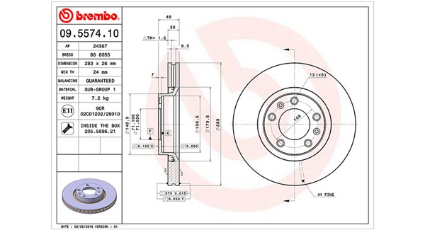 Диск тормозной MAGNETI MARELLI 360406018200