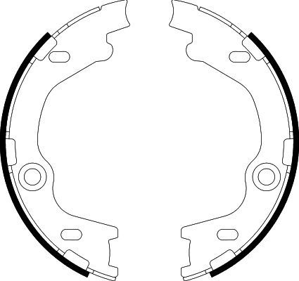 Колодки тормозные барабанные HELLA/BEHR/PAGID 8DA355050811