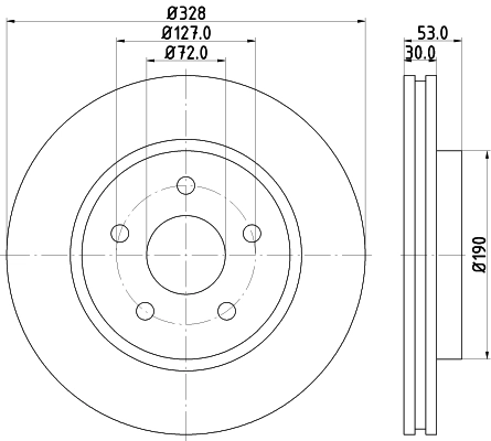 Тормозной диск HELLA/BEHR/PAGID 8DD355115921