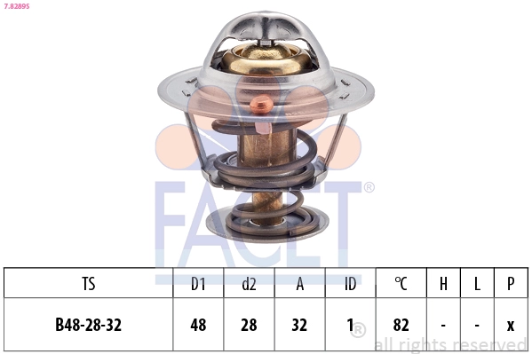 Термостат FACET 7.8289S
