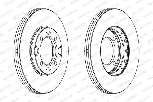 Диск тормозной FERODO DDF383