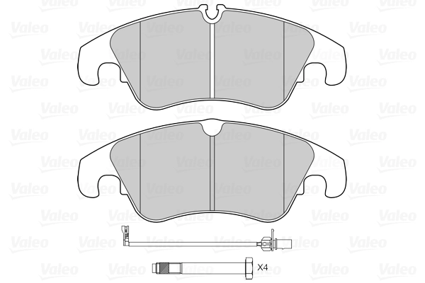 Тормозные колодки VALEO 601342