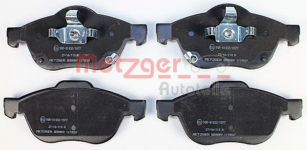 Колодки тормозные дисковые METZGER 1170587