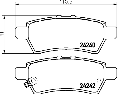 Колодки тормозные HELLA/BEHR/PAGID 8DB355028331