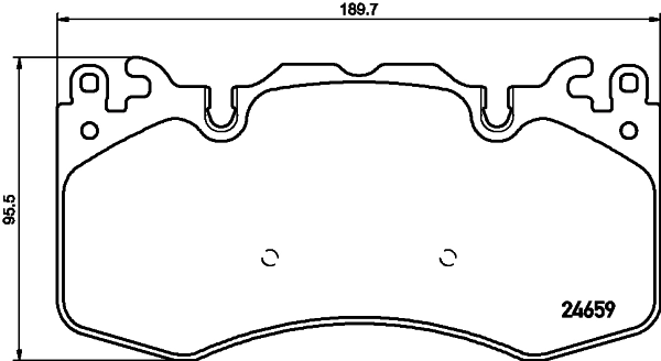 Колодки тормозные дисковые HELLA/BEHR/PAGID 8DB355016151