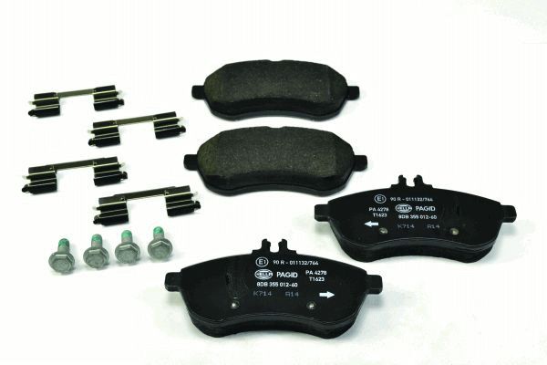 Колодки тормозные дисковые HELLA/BEHR/PAGID 8DB355012601