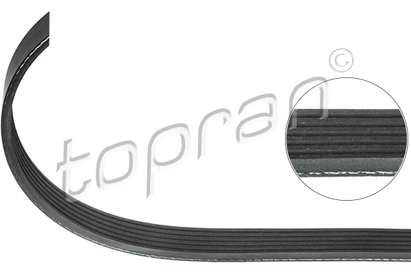 Ribbed v-belt HANS PRIES/TOPRAN 208170