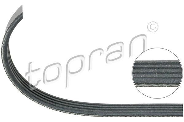 Ribbed v-belt HANS PRIES/TOPRAN 500689