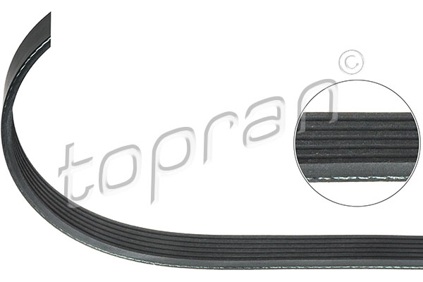 Ribbed v-belt HANS PRIES/TOPRAN 302090