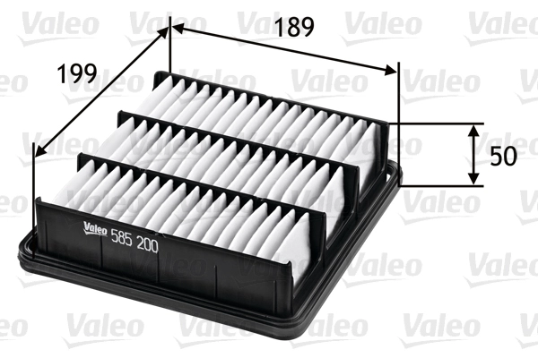 Фильтр воздушный VALEO 585200