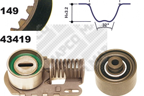 Комплект грм MAPCO 23419