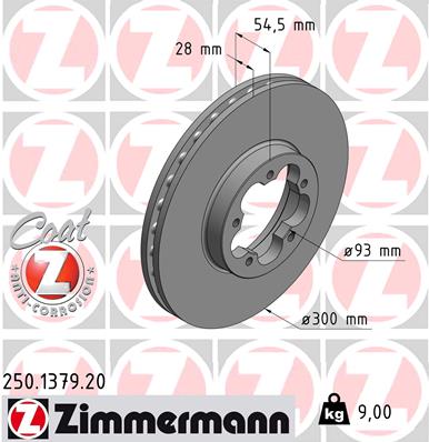 Тормозной диск coat z