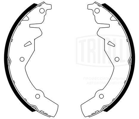 Колодки ст.торм.chrysler 300m 98-04/pt cruiser 2.0-2.4 00-/sebring 2.0-2.7 01- TRIALLI GF4631