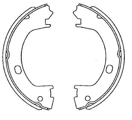 Колодки тормозные барабанные HELLA/BEHR/PAGID H1723