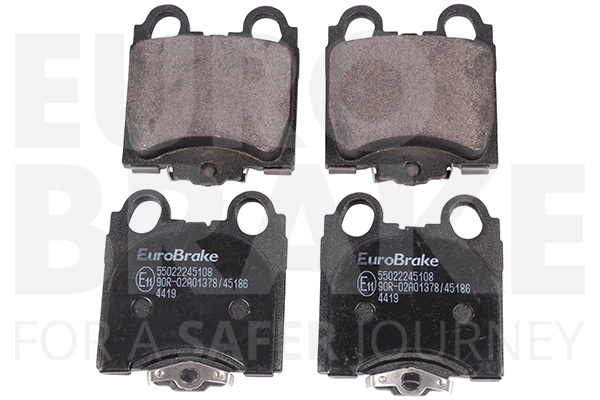Тормозные колодки дисковые задние EUROBRAKE 55022245108