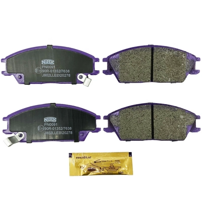 Колодки тормозные дисковые NIBK PN0091