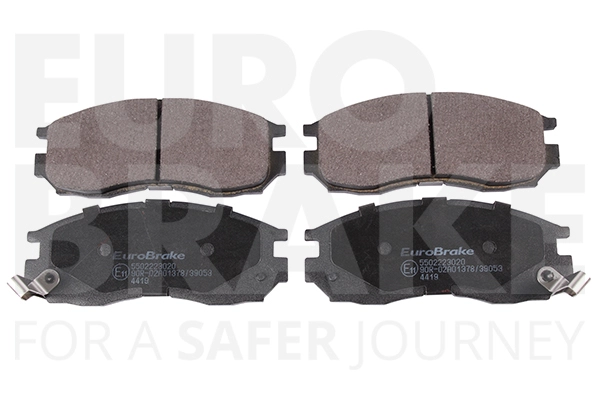 Тормозные колодки дисковые передние EUROBRAKE 5502223020